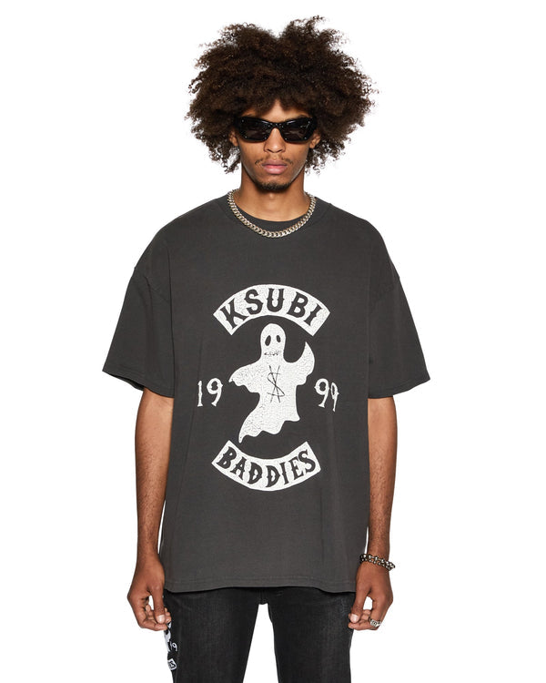 Ksubi - Baddies Ekcess SS Tee in Faded Black