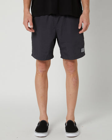 Afends - Collage Recycled Swim Boardshorts in Charcoal