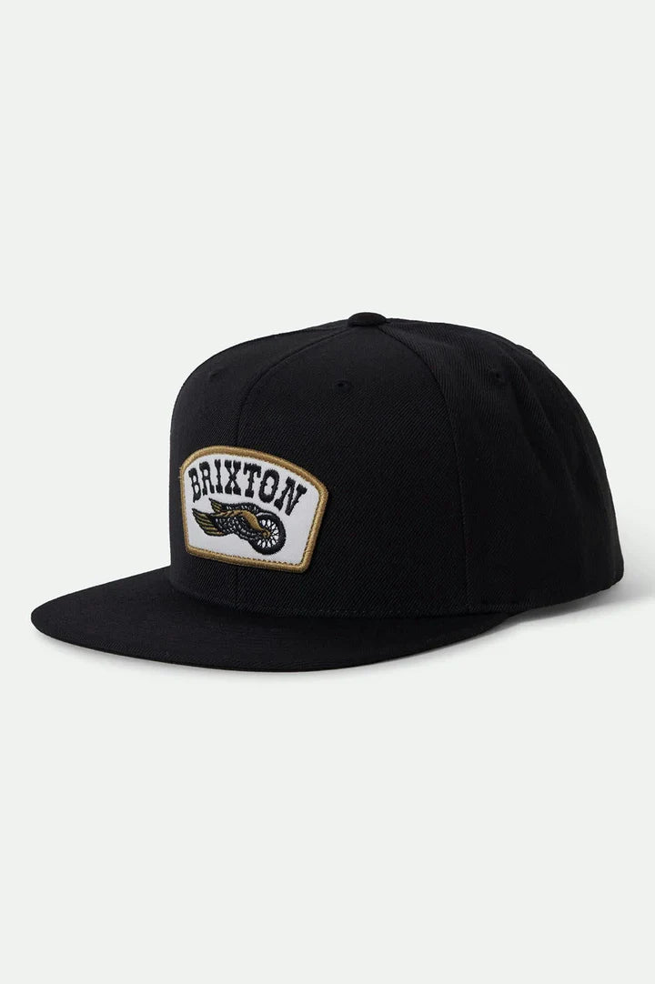 Brixton - Roller MP Snapback Cap in Black