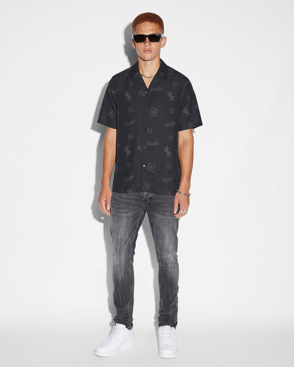 Ksubi - Kash Box Resort SS Shirt in Coal