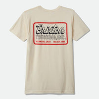 Brixton - INC S/S Tee in Natural