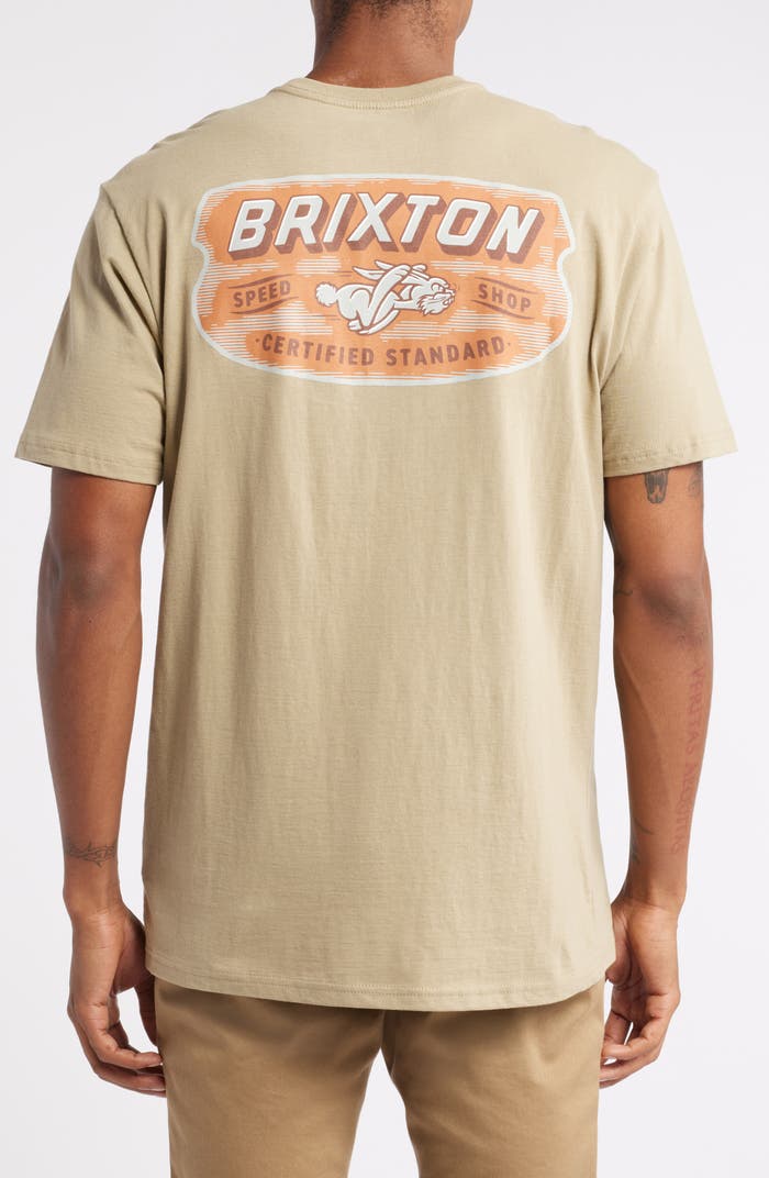 Brixton - Clayburn Short Sleeve in Oatmeal