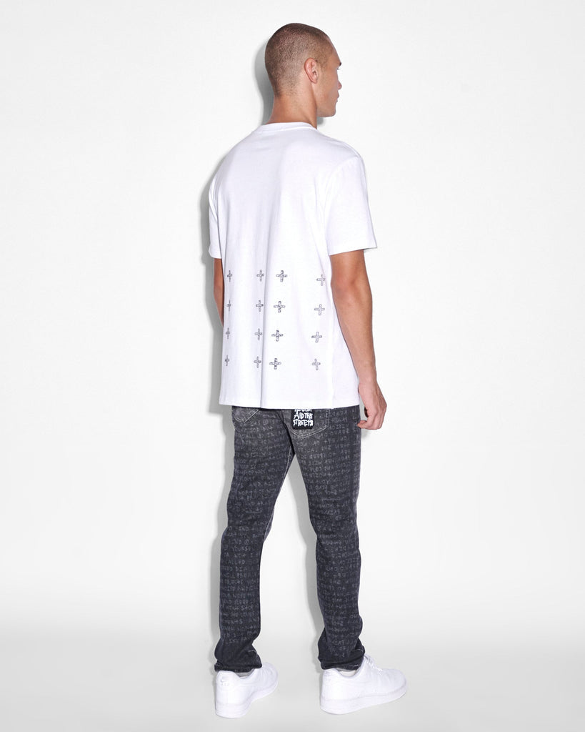 Ksubi - Whitenoise Kash SS Tee in Space White