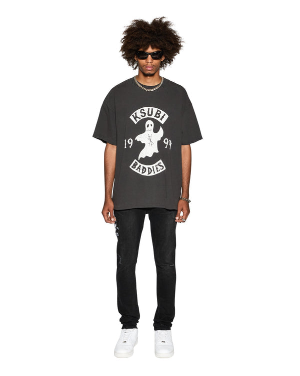 Ksubi - Baddies Ekcess SS Tee in Faded Black