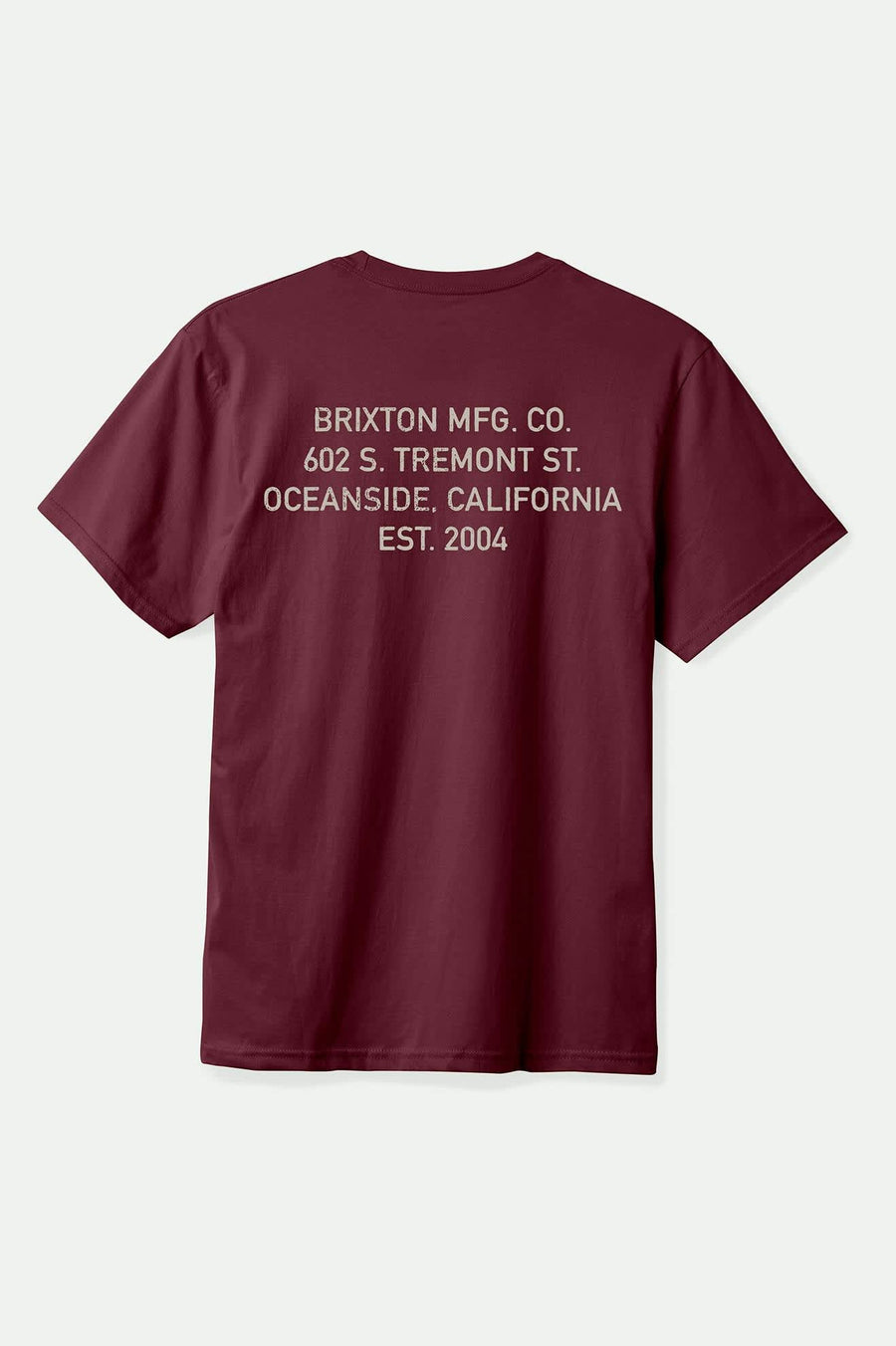 Brixton - Gage Premium S/S Tee in Port Worn Wash