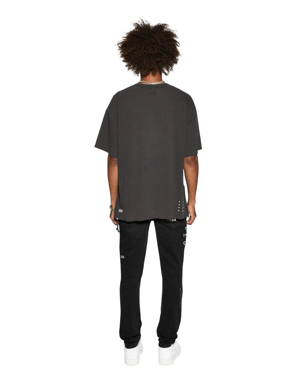 Ksubi - Baddies Ekcess SS Tee in Faded Black