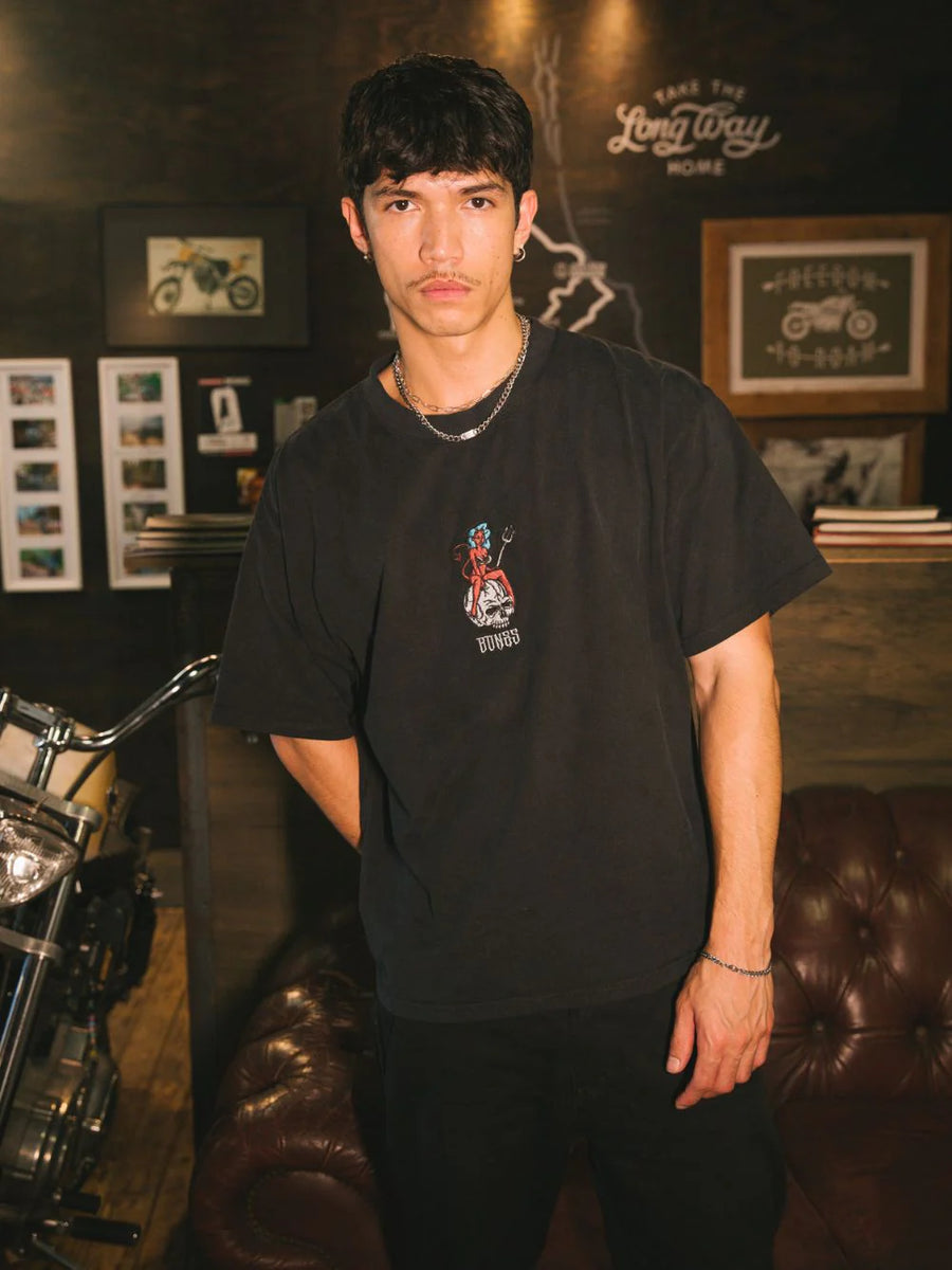 Billy Bones Club - Seduction (Devils Attraction) Tee in Vintage Black