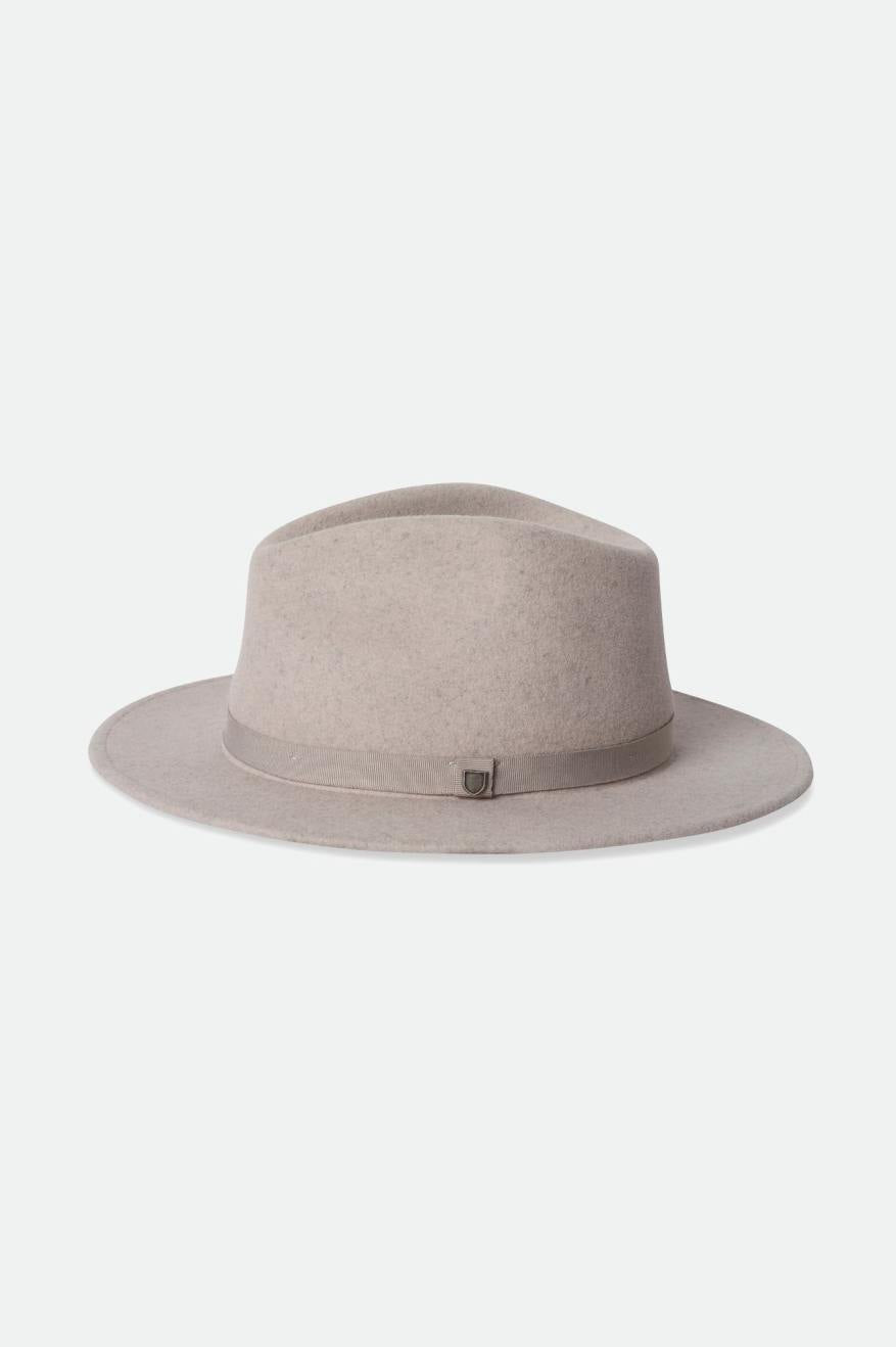 Brixton -  Messer Packable Fedora in Oatmeal