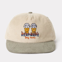 Barney Cools - Heatwave Cap in White/Sage Cord