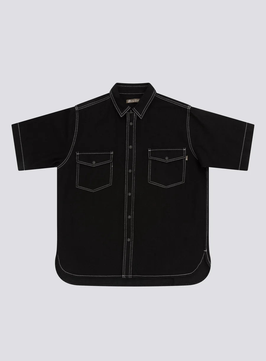 Barney Cools - Homie Shirt in Black Denim