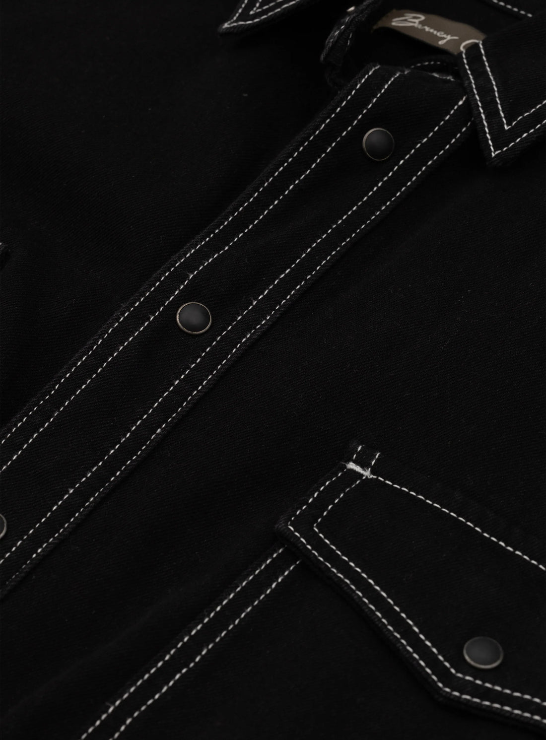 Barney Cools - Homie Shirt in Black Denim