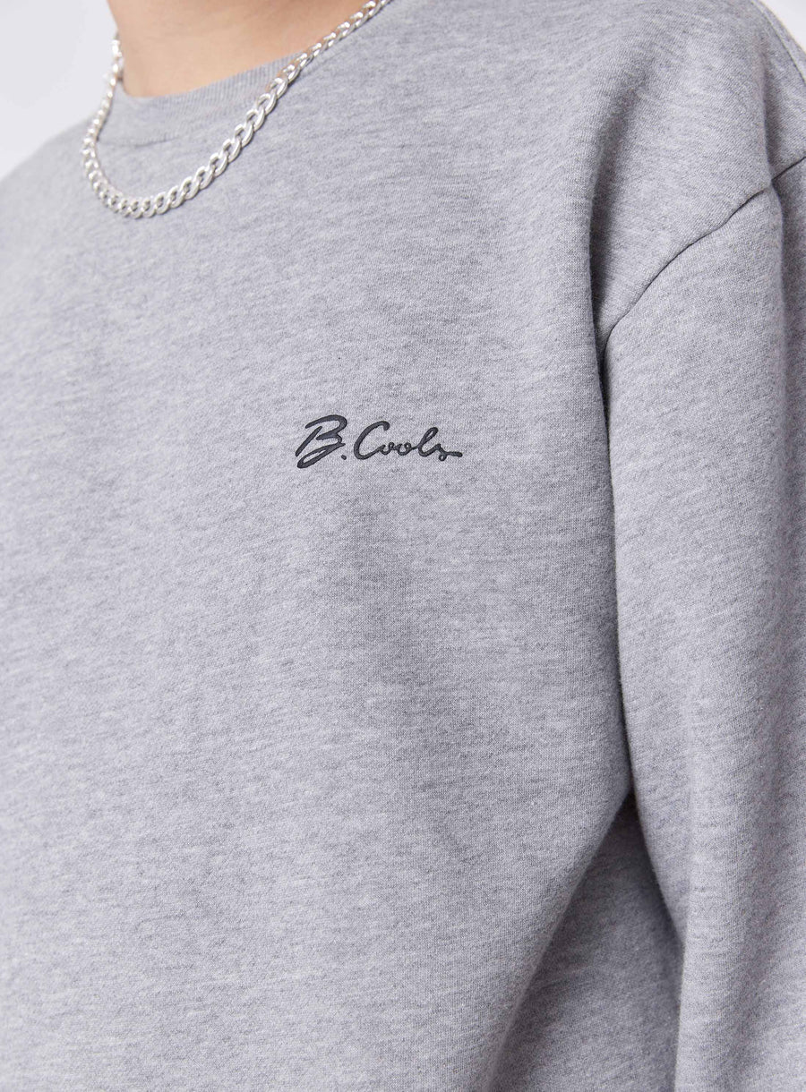 Barney Cools - B.Cools Sweatshirt in Grey Melange