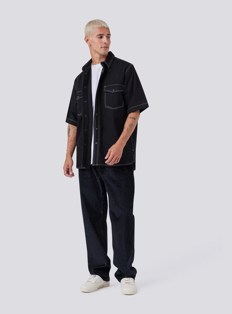 Barney Cools - Homie Shirt in Black Denim