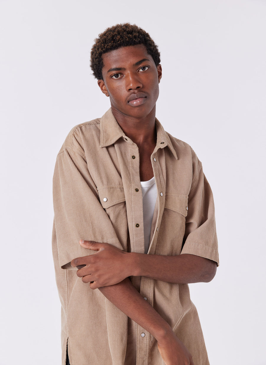 Barney Cools - Homie Shirt in Pebble Cord