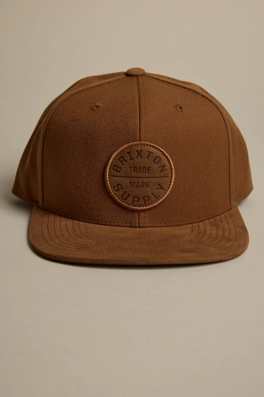 Brixton - Oath III Snapback Cap Hat in Coffee