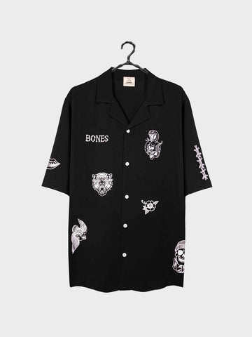 Billy Bones Club - Club In Bowlo Shirt in Black