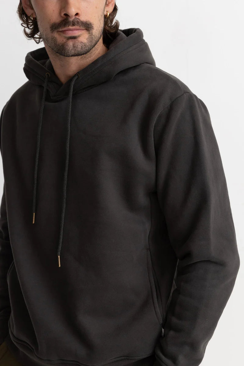 RHYTHM - Classic Fleece Hood in Vintage Black