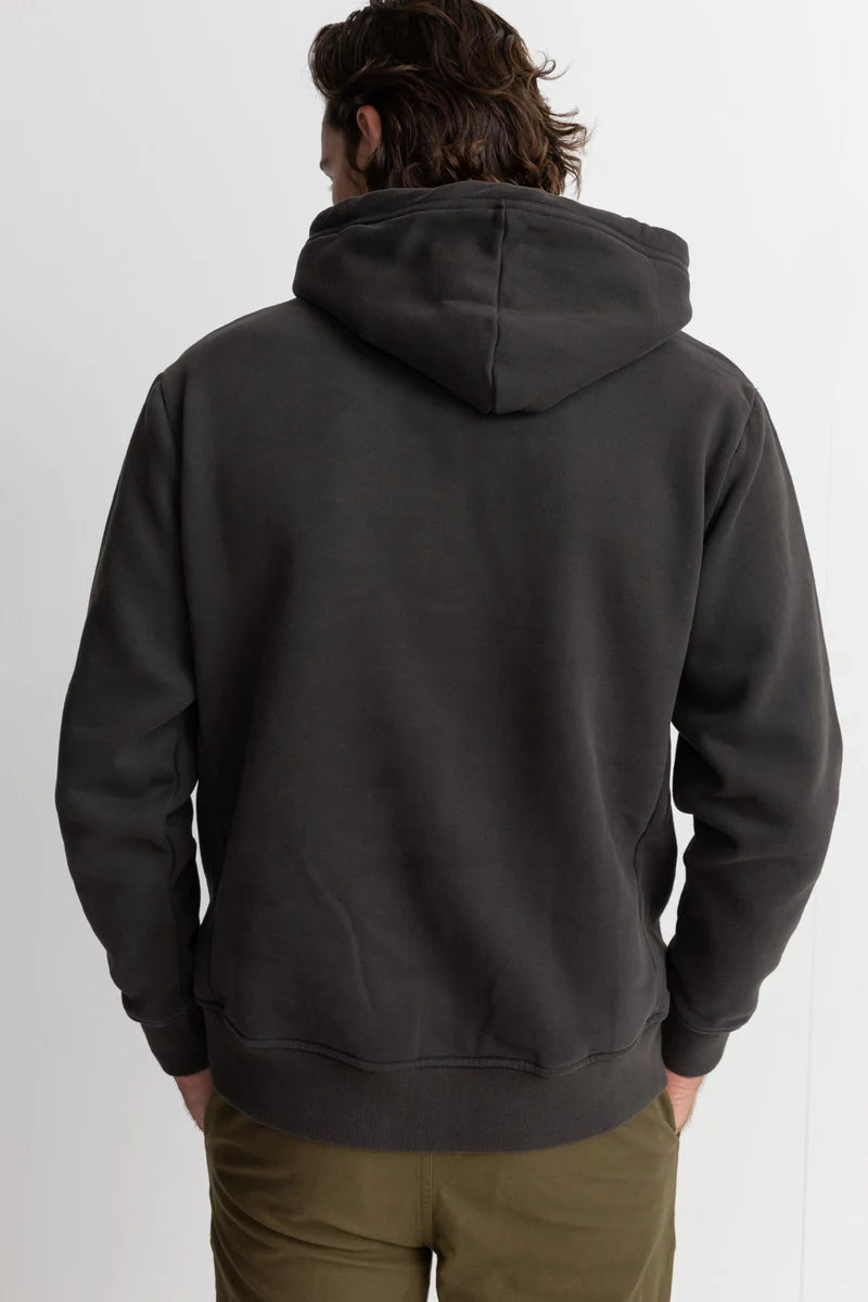 RHYTHM - Classic Fleece Hood in Vintage Black