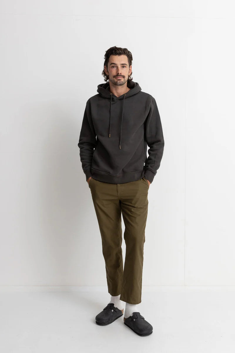 RHYTHM - Classic Fleece Hood in Vintage Black