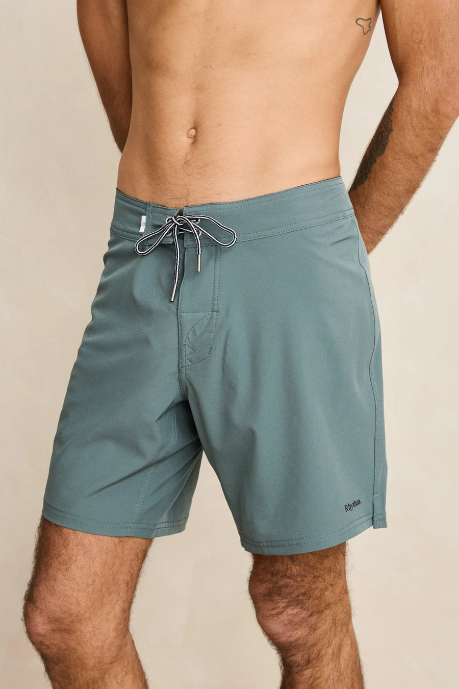 RHYTHM -  Classic Stretch Trunk Short in Silver Pine