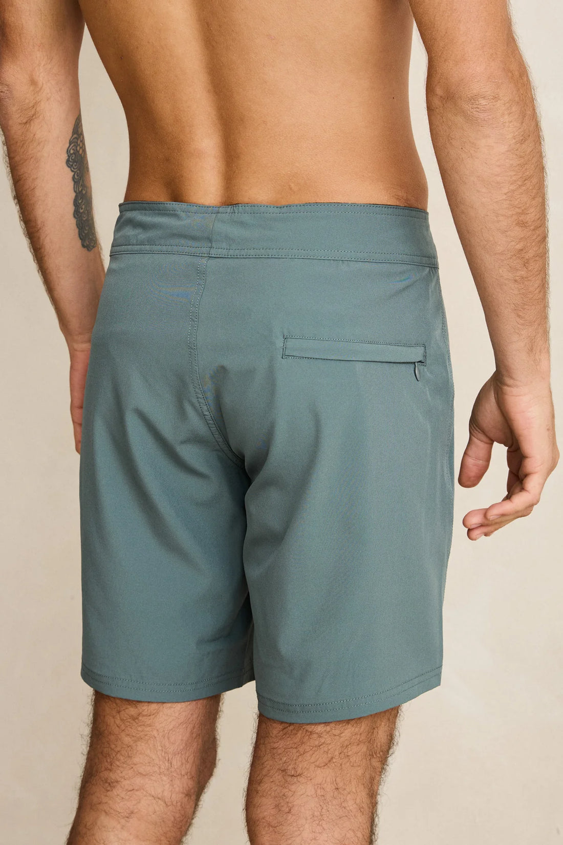 RHYTHM -  Classic Stretch Trunk Short in Silver Pine