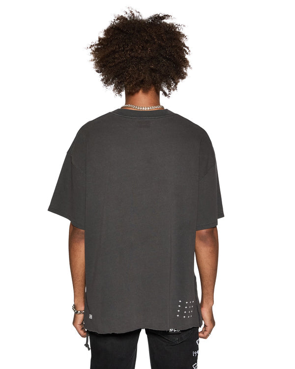 Ksubi - Baddies Ekcess SS Tee in Faded Black