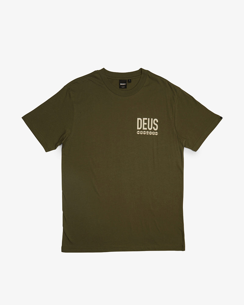 DEUS - Inline Tee in Clover