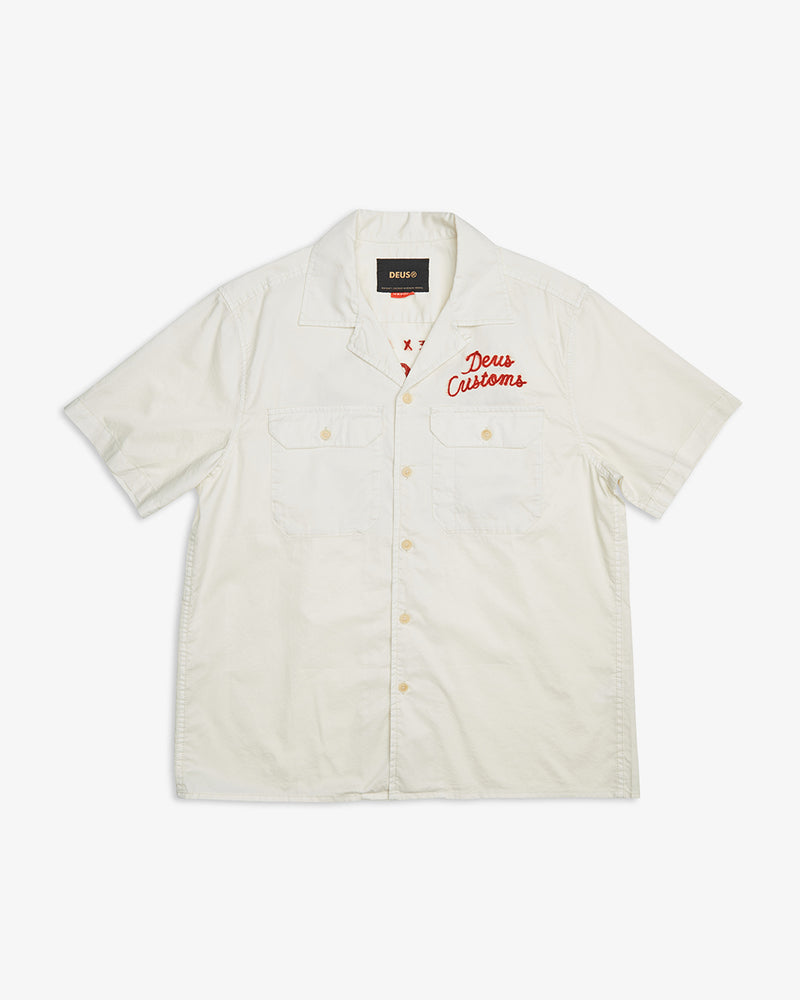 DEUS - Simplicity Shirt in Dirty White