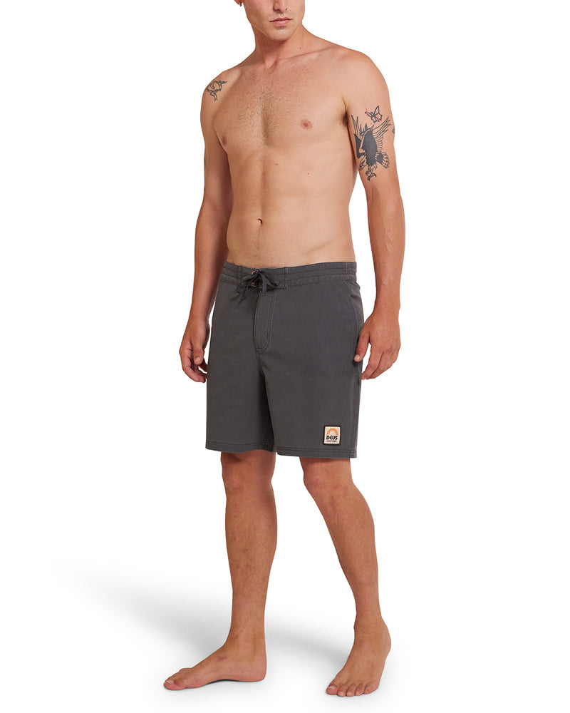DEUS - Ariel Boardshort in Anthracite