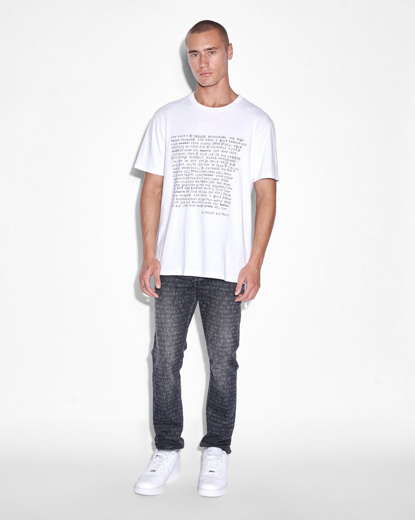 Ksubi - Whitenoise Kash SS Tee in Space White