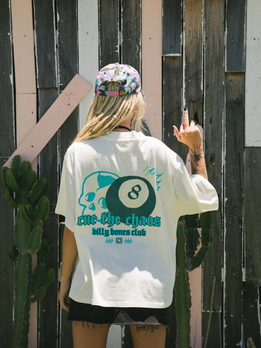 Billy Bones Club - Cue the Chaos Tee in White
