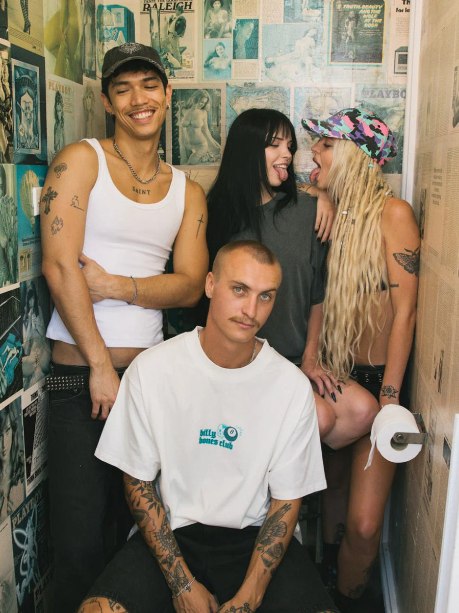 Billy Bones Club - Cue the Chaos Tee in White