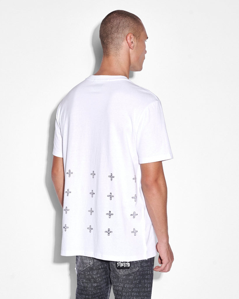 Ksubi - Whitenoise Kash SS Tee in Space White