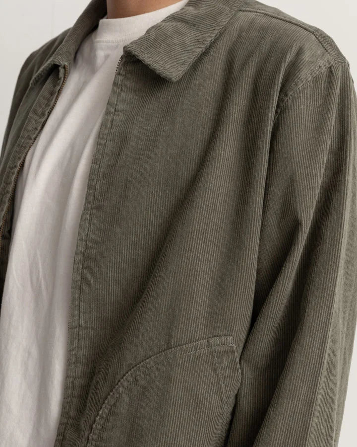 RHYTHM - Cord Utility Jacket in Sage