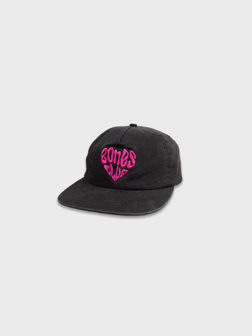 Billy Bones Club - Lover's Club Bite Unstructured Cap in Blsck