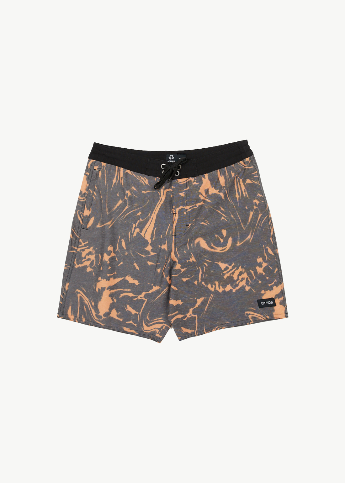 Afends - Marble Recycled Boardshorts in Black