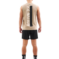 P.E NATION - Nevada Muscle Tank in Silver Mink