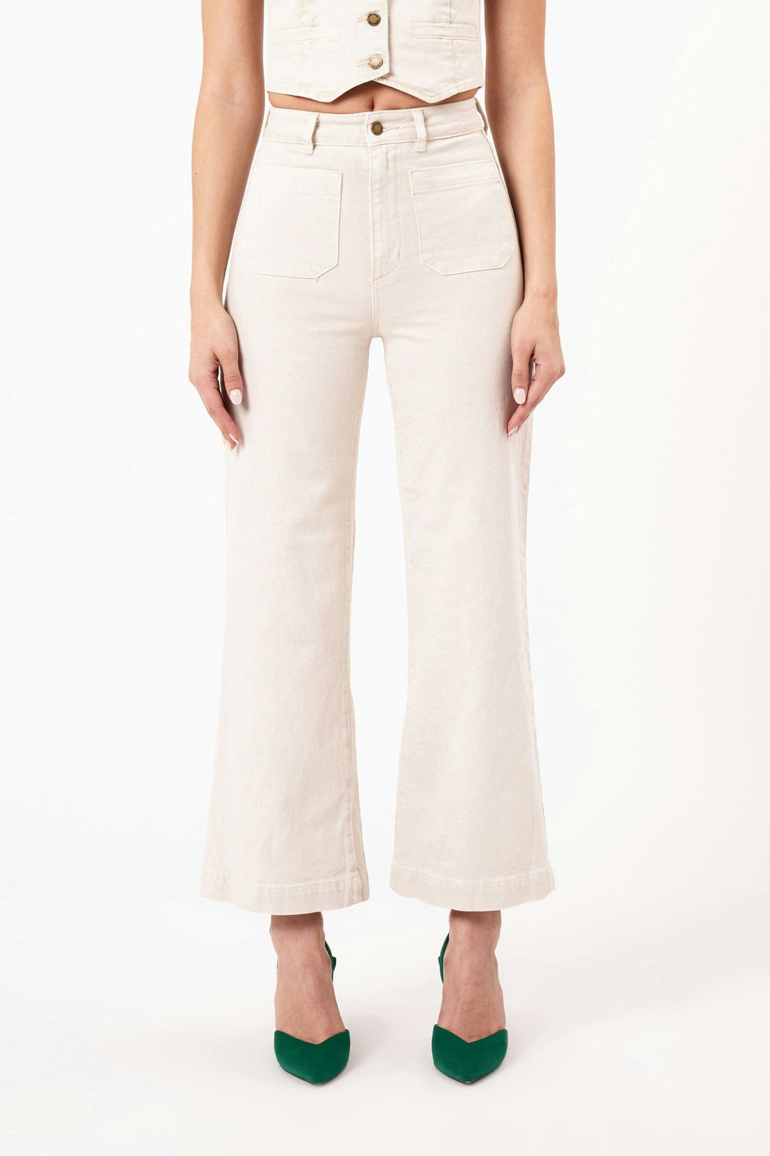 ROLLAS - Womens Sailor Comfort Jean in Off White