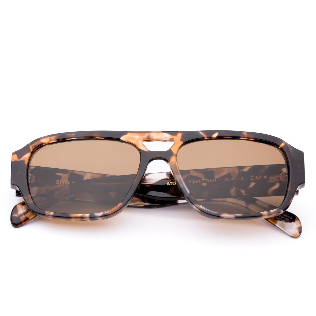 Sito - Atlas in Pebble Tort/Brown Polarised Lens