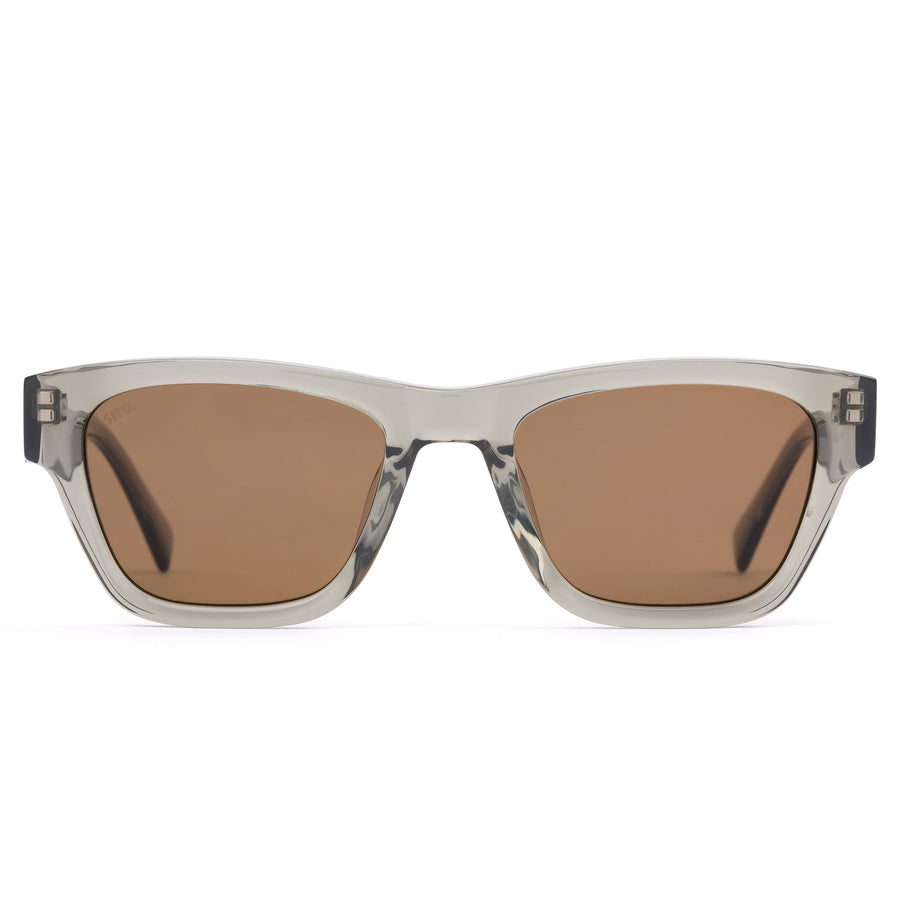Sito - Boston in Nori/Brown Polarised Lens