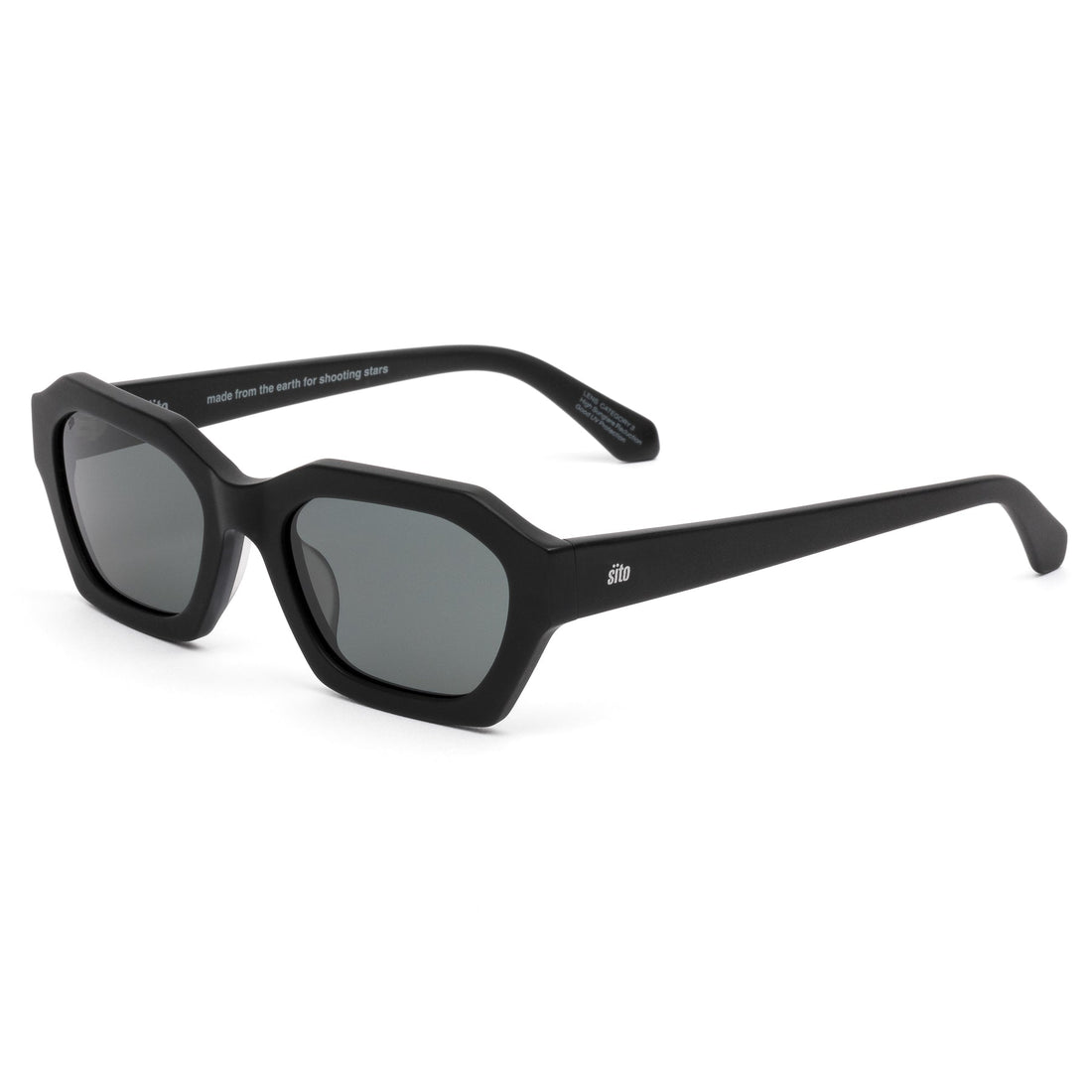 Sito - Kinetic in Matte Black. Iron Grey Polarised
