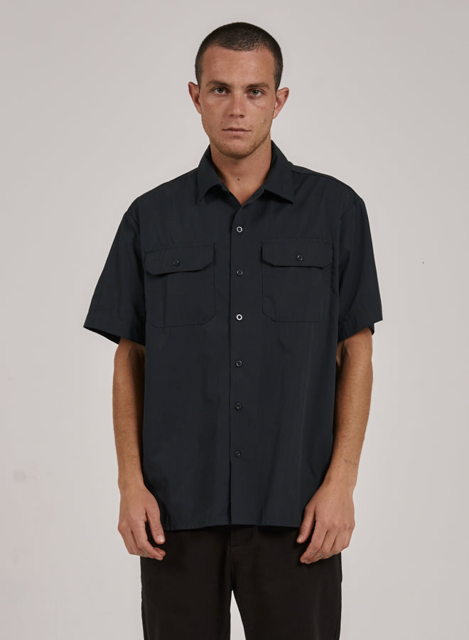 Thrills - Union Short Sleeve Work Shirt in Spruce