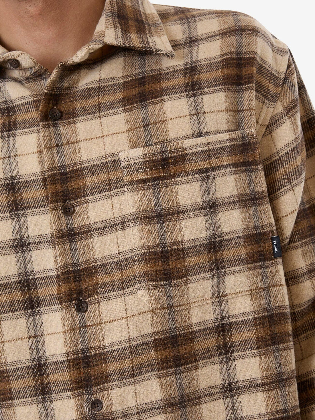 Thrills - Barrio Flannel Shirt in Wren