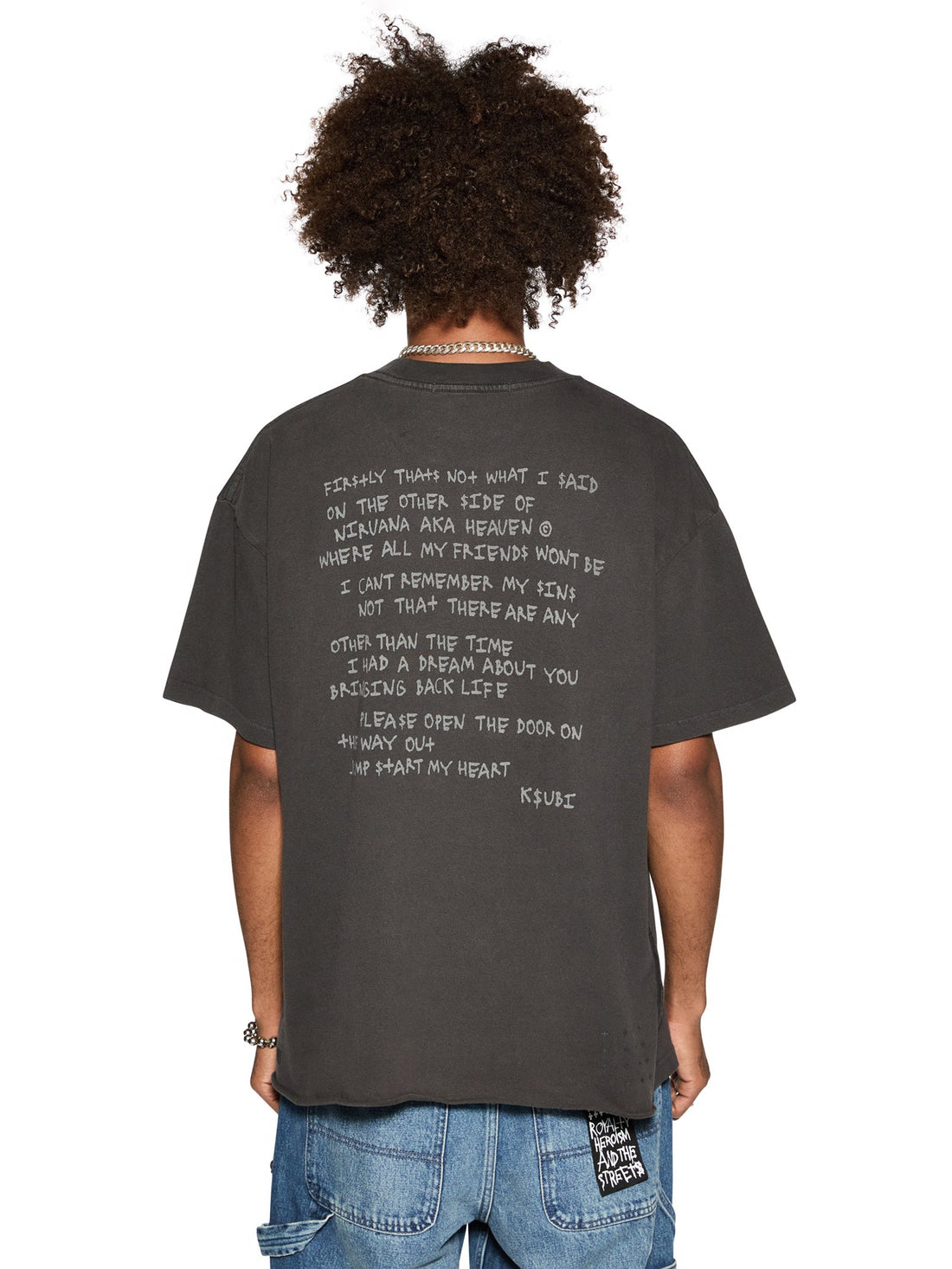 KSUBI - Hit List Ekcess SS Tee in Faded Black