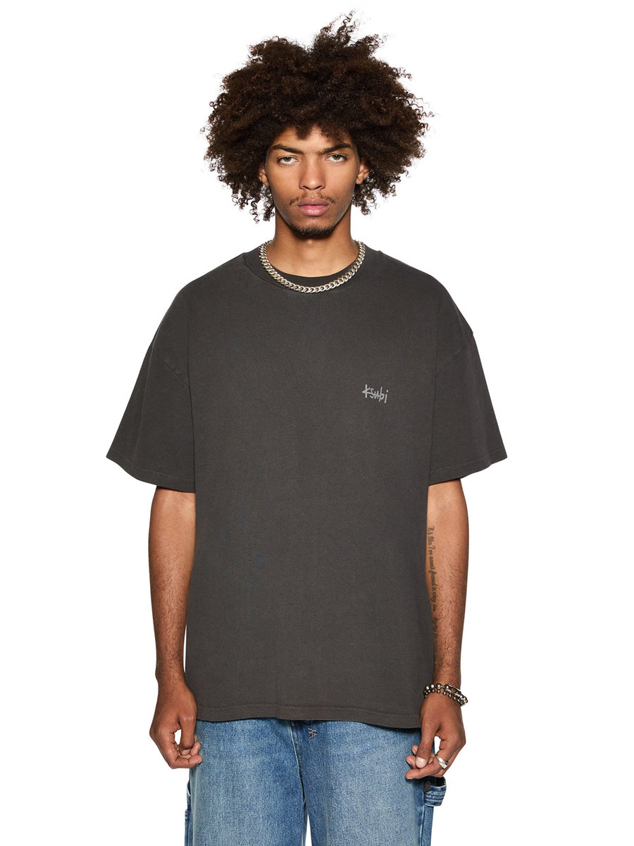 KSUBI - Hit List Ekcess SS Tee in Faded Black