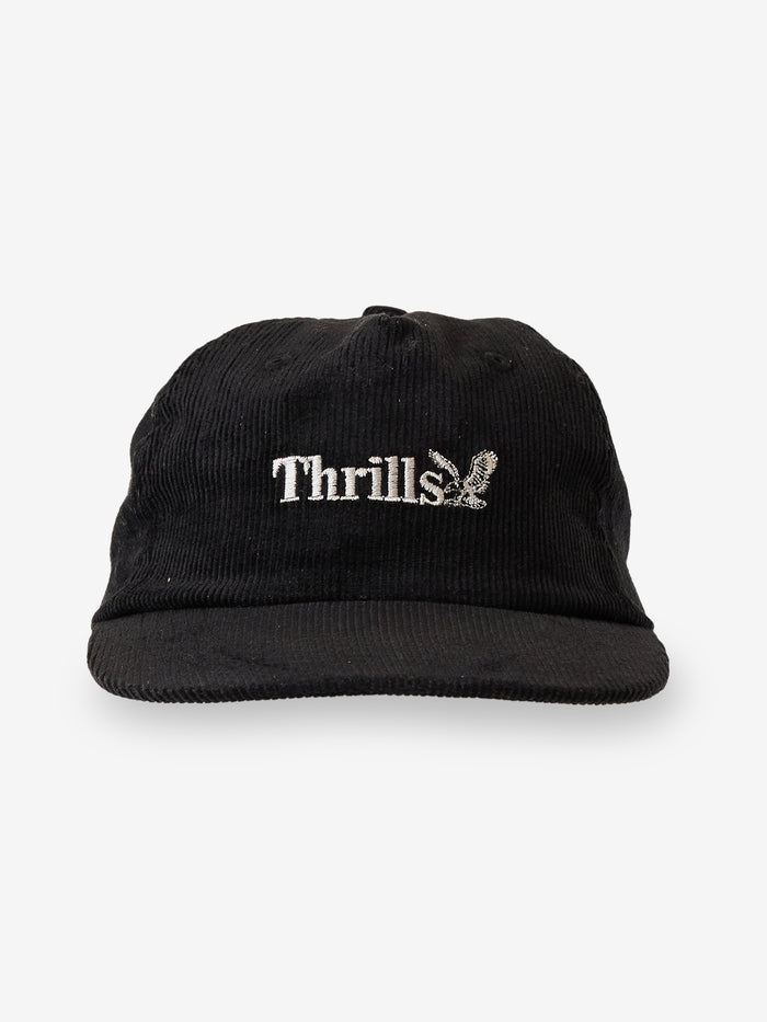 Thrills - Thrills Workwear 5 Panel Cap in Black