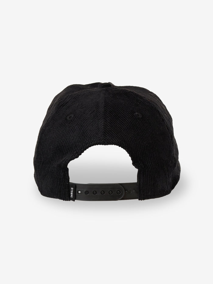 Thrills - Thrills Workwear 5 Panel Cap in Black