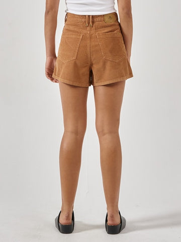Thrills - Erica Cord Short in Faded Tobacco