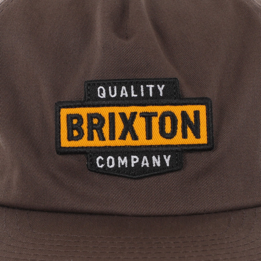 Brixton - Osborn MP SNPK Cap in Pinecone Brown