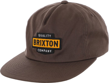 Brixton - Osborn MP SNPK Cap in Pinecone Brown
